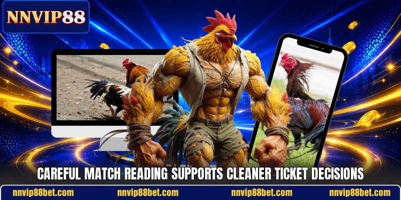 Careful match reading supports cleaner ticket decisions
