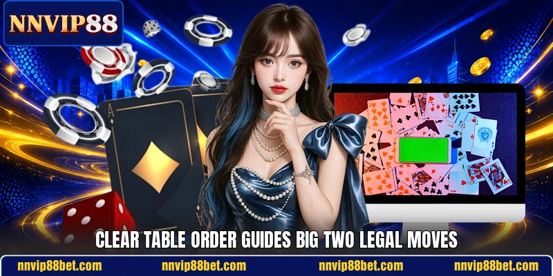 Clear table order guides big two legal moves Clear table order guides big two legal moves