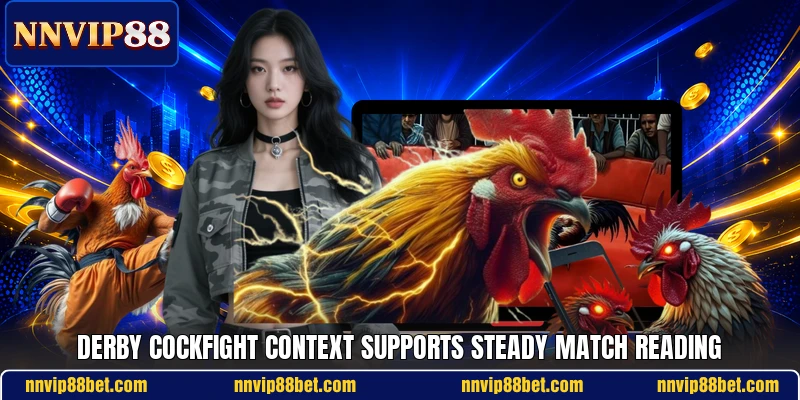 Derby cockfight context supports steady match reading Derby cockfight context supports steady match reading