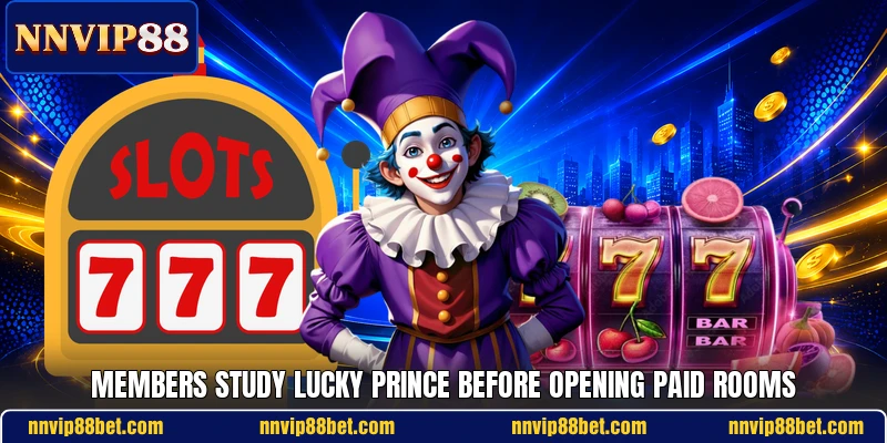 Members study Lucky Prince before opening paid rooms Members study Lucky Prince before opening paid rooms