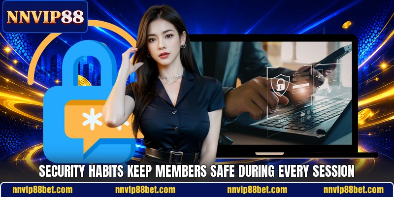 Security habits keep members safe during every session Security habits keep members safe during every session